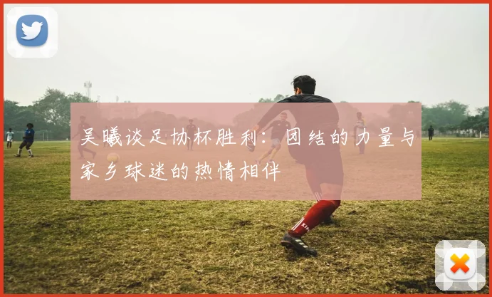 吴曦谈足协杯胜利：团结的力量与家乡球迷的热情相伴